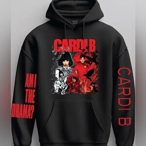 Cardi B Am I The Drama Pullover Hoodie New S-5XL 2025 Sweater